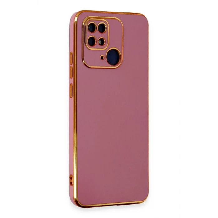 Newface Xiaomi Redmi 10C Kılıf Volet Silikon - Kırmızı