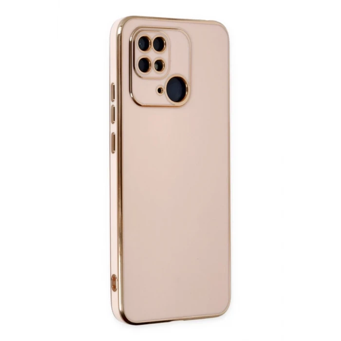Newface Xiaomi Redmi 10C Kılıf Volet Silikon - Pembe