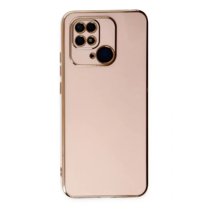 Newface Xiaomi Redmi 10C Kılıf Volet Silikon - Pembe
