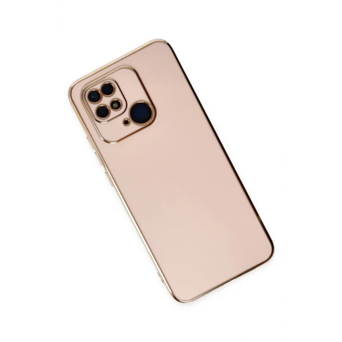 Newface Xiaomi Redmi 10C Kılıf Volet Silikon - Pembe
