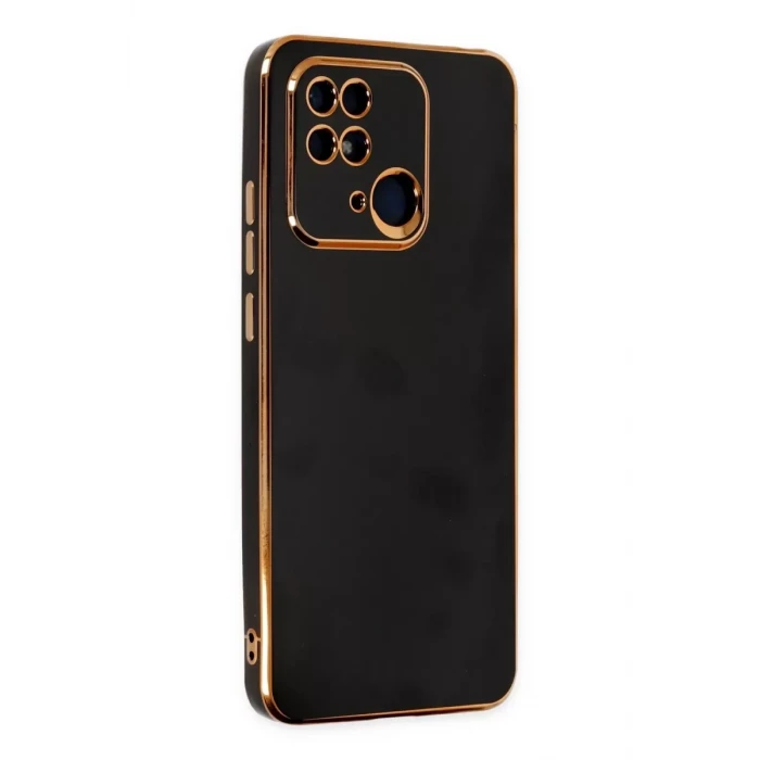 Newface Xiaomi Redmi 10C Kılıf Volet Silikon - Siyah