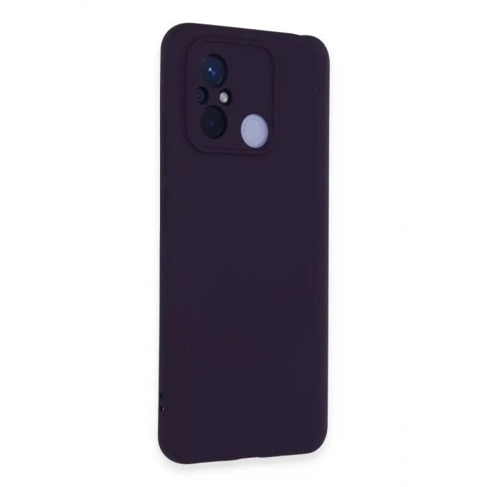 Newface Xiaomi Redmi 12C Kılıf Nano içi Kadife Silikon - Mor