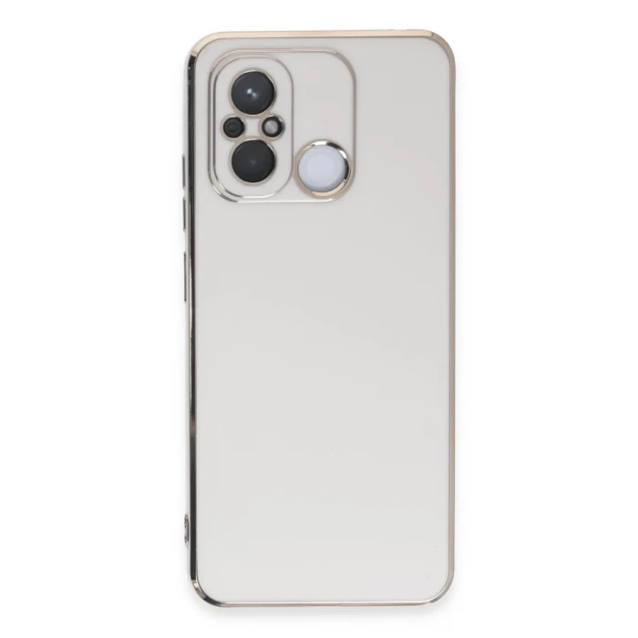 Newface Xiaomi Redmi 12C Kılıf Volet Silikon - Beyaz