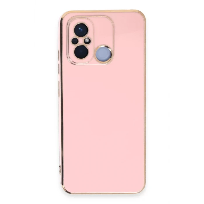 Newface Xiaomi Redmi 12C Kılıf Volet Silikon - Pembe