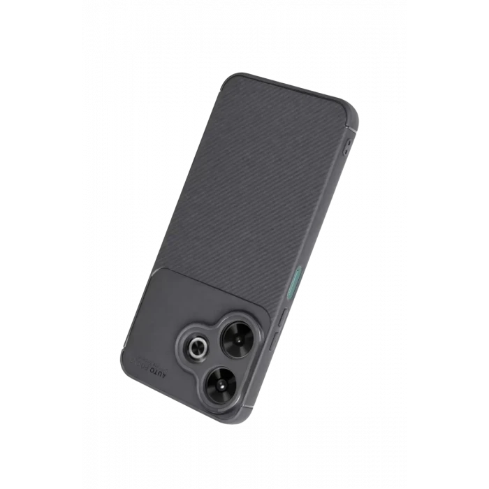 Newface Xiaomi Redmi 13 4G Kılıf Auto Focus Karbon Kapak - Gri