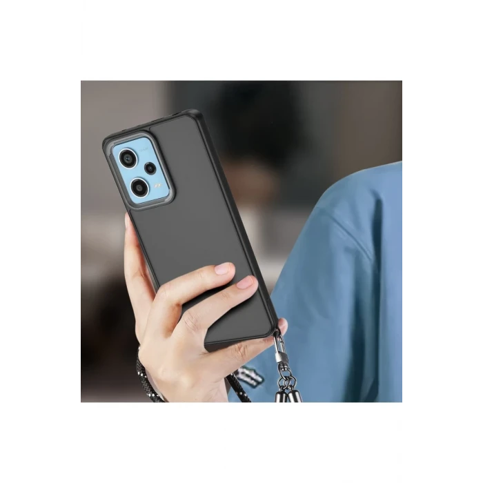 Newface Xiaomi Redmi 13 4G Kılıf Elegant Kapak - Siyah