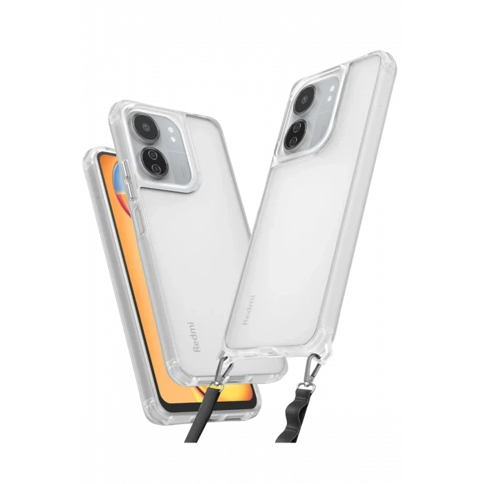 Newface Xiaomi Redmi 13C Kılıf Penta Silikon Kılıf - Şeffaf