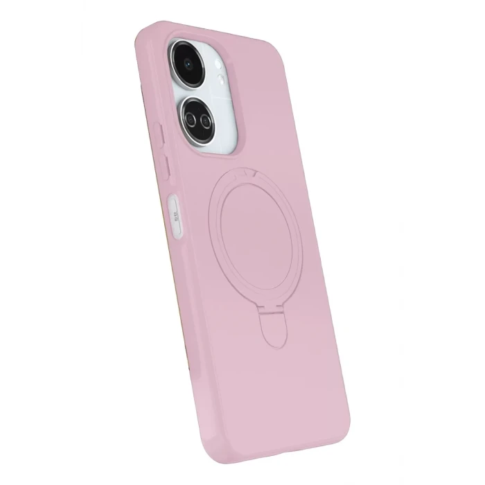 Newface Xiaomi Redmi 13C Regal Magsafe Standlı Kapak - Açık Pembe
