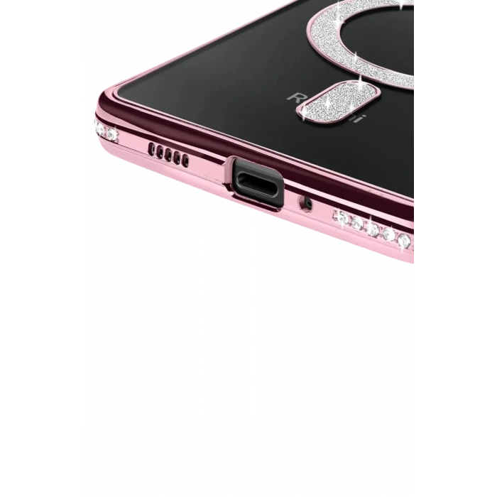 Newface Xiaomi Redmi 14C Joke Simli Magneticsafe Kılıf - Pembe