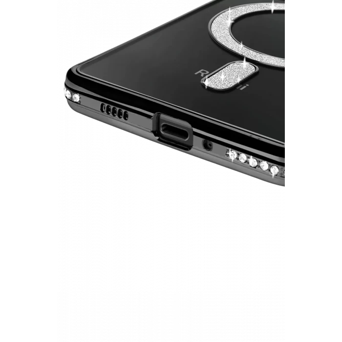 Newface Xiaomi Redmi 14C Joke Simli Magneticsafe Kılıf - Siyah