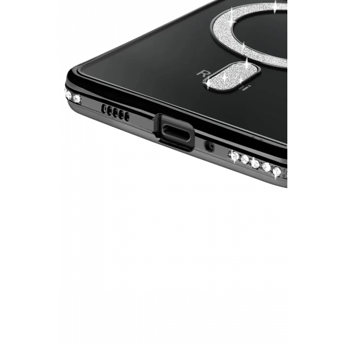 Newface Xiaomi Redmi 14C Joke Simli Magneticsafe Kılıf - Siyah