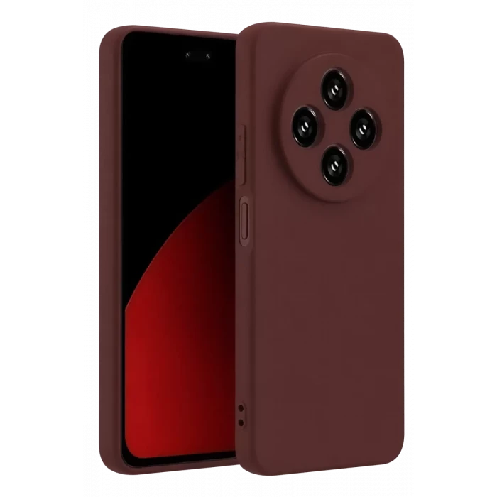 Newface Xiaomi Redmi 14C Kılıf First Silikon - Bordo