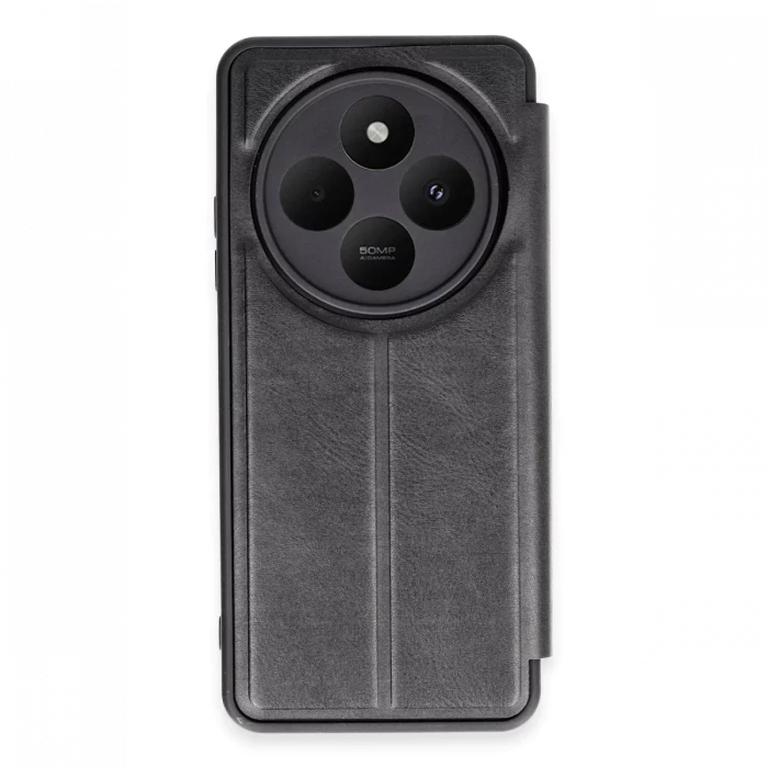 Newface Xiaomi Redmi 14C Kılıf Flip Cover - Siyah