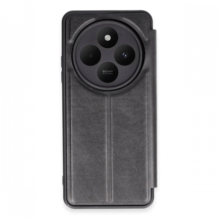 Newface Xiaomi Redmi 14C Kılıf Flip Cover - Siyah