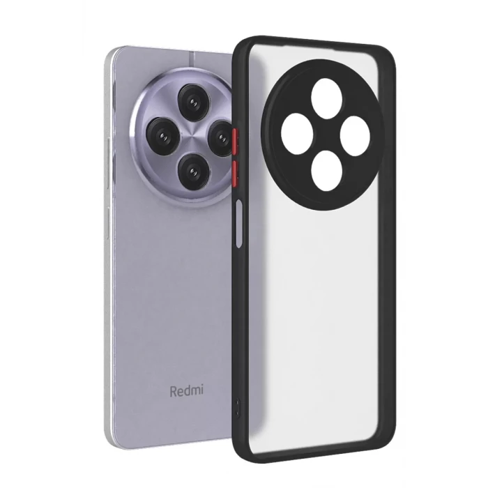 Newface Xiaomi Redmi 14C Kılıf Montreal Silikon Kapak - Siyah