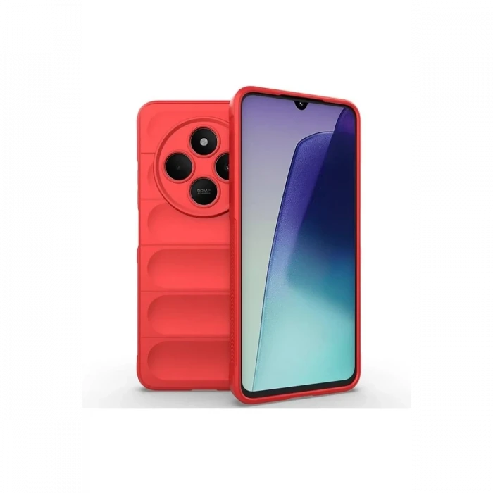 Newface Xiaomi Redmi 14C Kılıf Optimum Silikon - Kırmızı