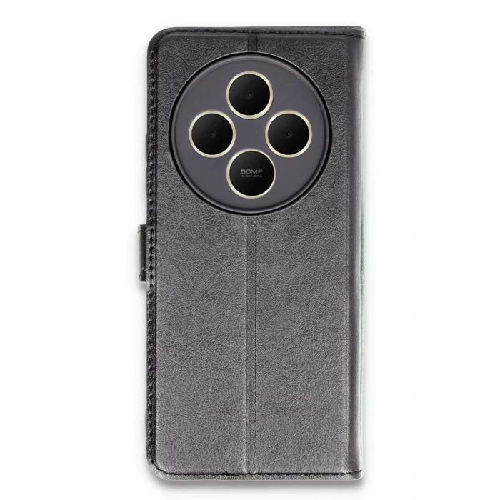 Newface Xiaomi Redmi 14C Kılıf Trend S Plus Kapaklı Kılıf - Siyah
