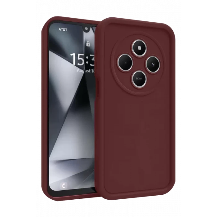 Newface Xiaomi Redmi 14C Kılıf Viera Silikon - Bordo