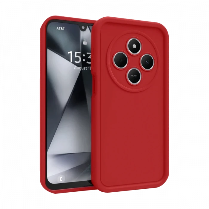 Newface Xiaomi Redmi 14C Kılıf Viera Silikon - Kırmızı