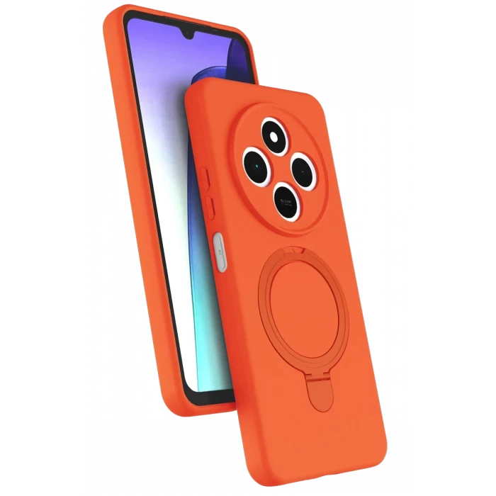 Newface Xiaomi Redmi 14C Regal Magsafe Standlı Kapak - Turuncu