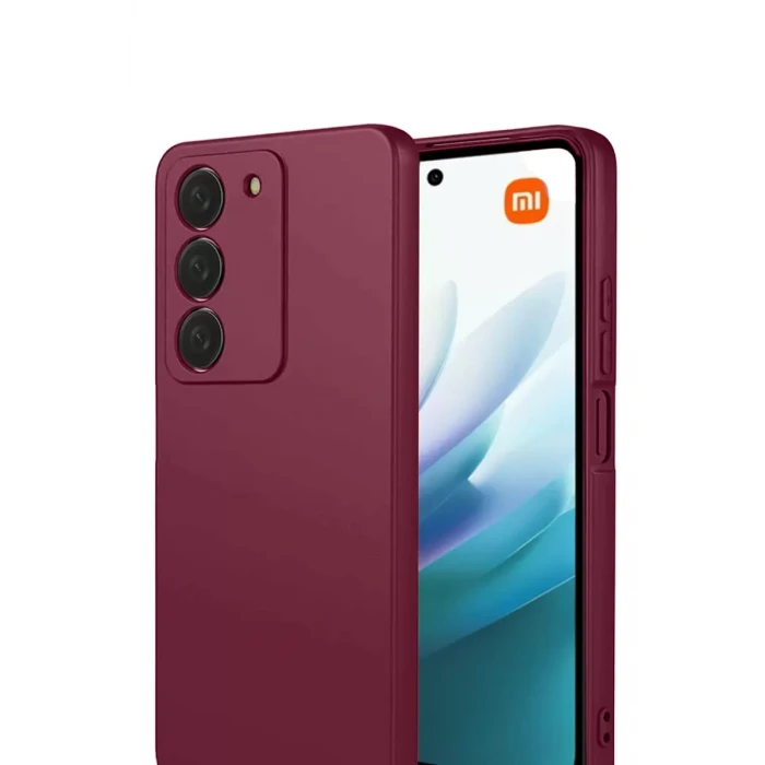 Newface Xiaomi Redmi 15 4G First Silikon - Bordo