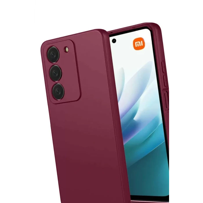 Newface Xiaomi Redmi 15 4G First Silikon - Bordo