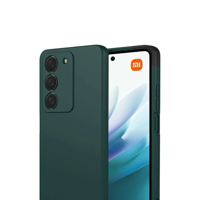 Newface Xiaomi Redmi 15 4G First Silikon - Koyu Yeşil