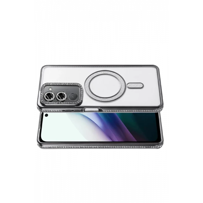 Newface Xiaomi Redmi 15 4G Joke Simli Magneticsafe Kılıf - Siyah