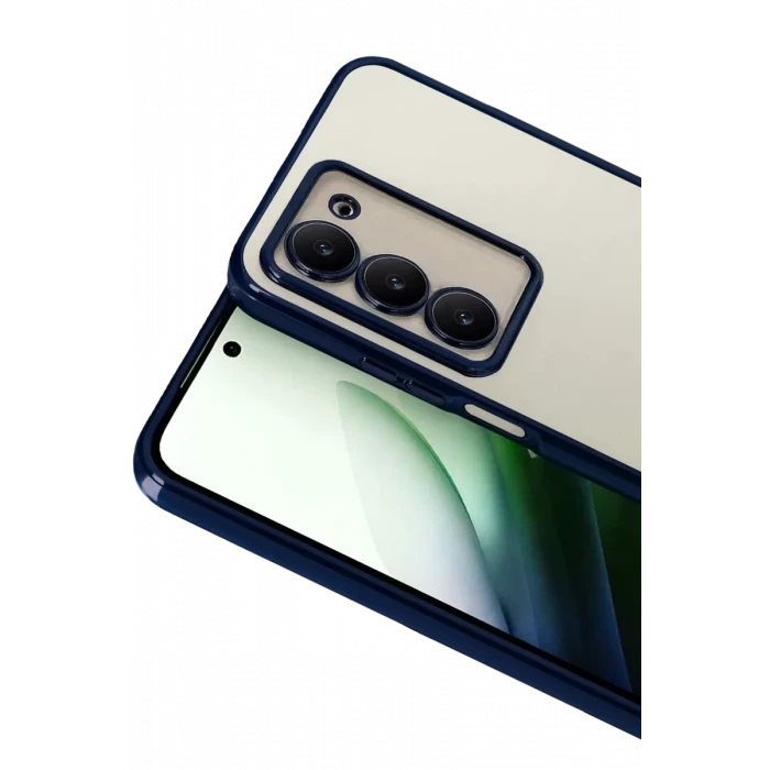 Newface Xiaomi Redmi 15 4G Razer Lensli Silikon - Lacivert