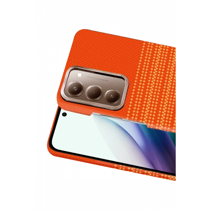 Newface Xiaomi Redmi 15 4G Vega Magsafe Kapak - Turuncu