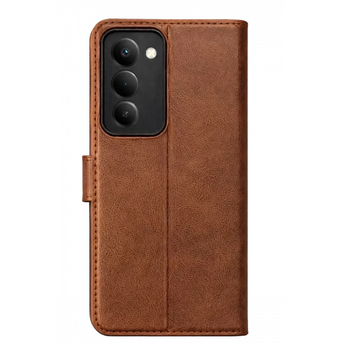 Newface Xiaomi Redmi 15 5G Trend S Plus Kapaklı Kılıf - Taba