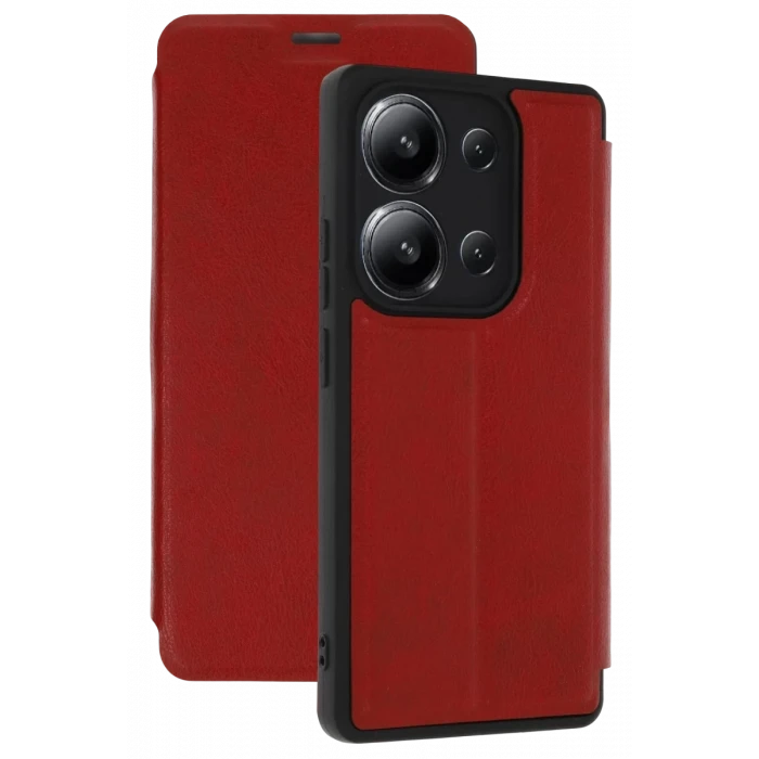 Newface Xiaomi Redmi 15C 4G Flip Cover - Kırmızı