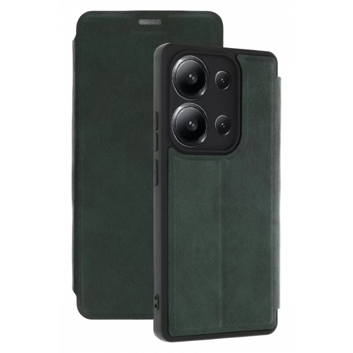Newface Xiaomi Redmi 15C 4G Flip Cover - Yeşil
