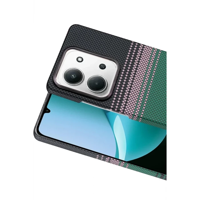 Newface Xiaomi Redmi 15C 4G Vega Magsafe Kapak - Yeşil