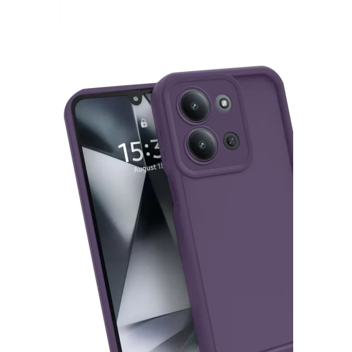Newface Xiaomi Redmi 15C 4G Viera Silikon - Mürdüm