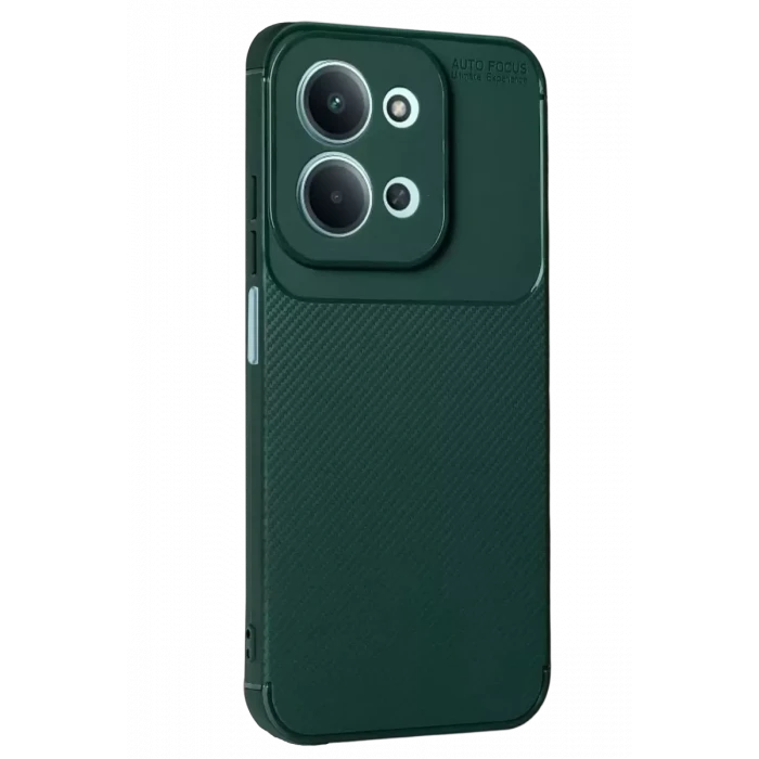 Newface Xiaomi Redmi 15C 5G Auto Focus Karbon Kapak - Koyu Yeşil