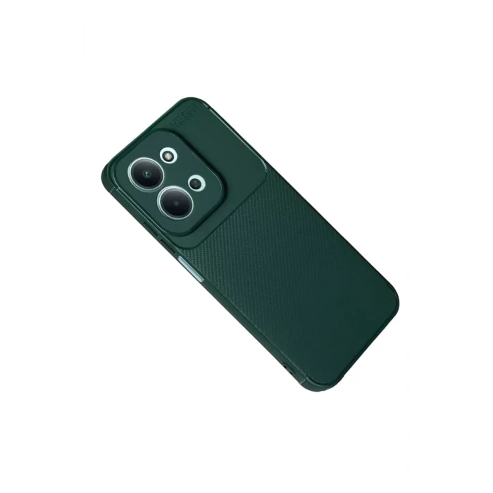 Newface Xiaomi Redmi 15C 5G Auto Focus Karbon Kapak - Koyu Yeşil