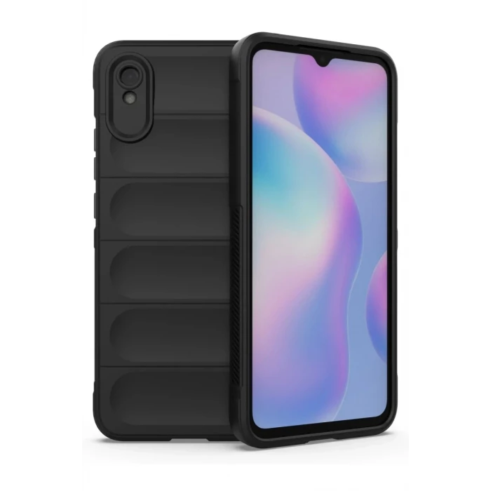 Newface Xiaomi Redmi 9A Kılıf Optimum Silikon - Siyah