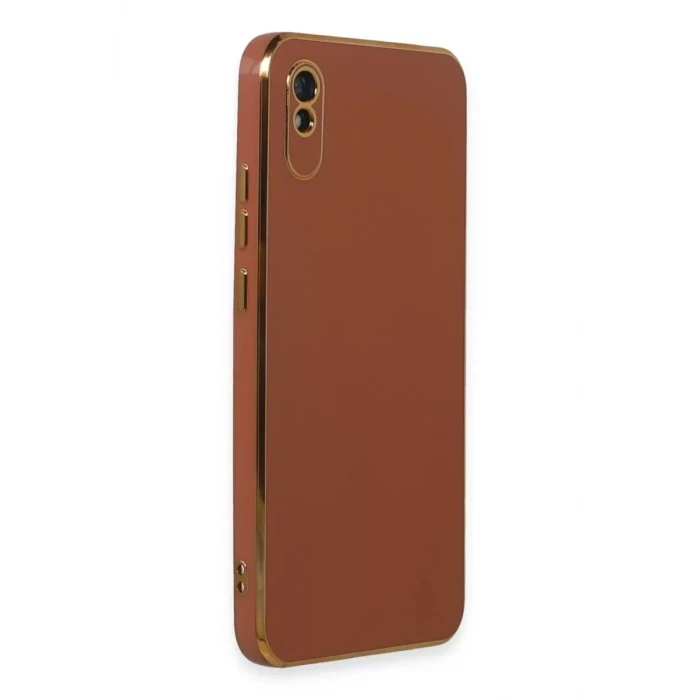 Newface Xiaomi Redmi 9A Kılıf Volet Silikon - Kırmızı