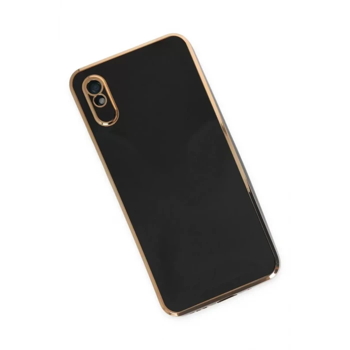 Newface Xiaomi Redmi 9A Kılıf Volet Silikon - Siyah