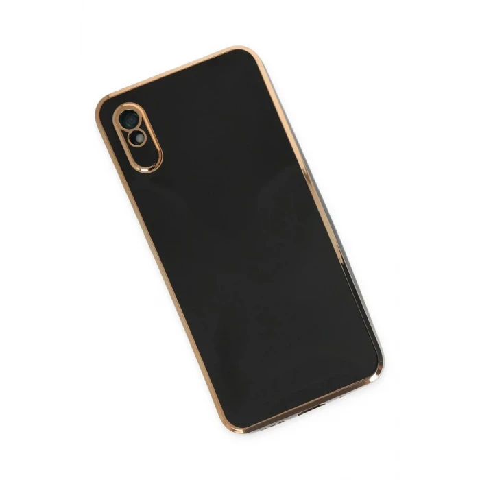 Newface Xiaomi Redmi 9A Kılıf Volet Silikon - Siyah
