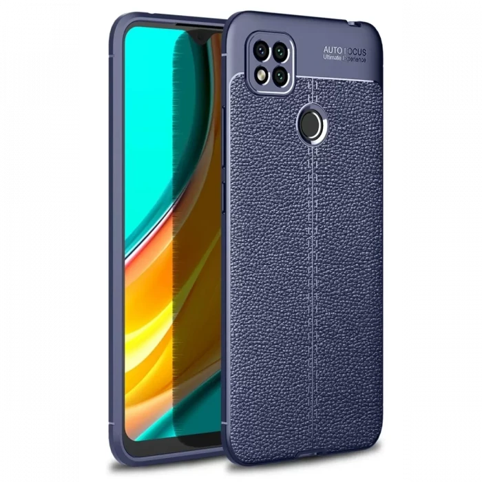 Newface Xiaomi Redmi 9C Kılıf Auto Focus Kapak - Lacivert