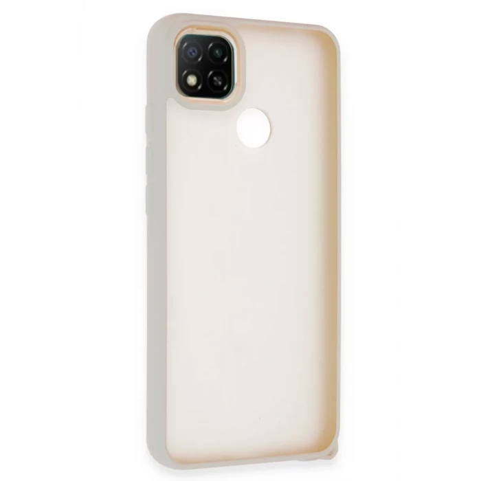 Newface Xiaomi Redmi 9C Kılıf Elegant Kapak - Pudra
