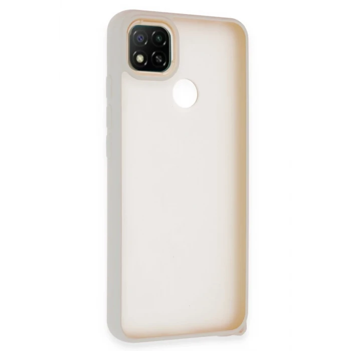 Newface Xiaomi Redmi 9C Kılıf Elegant Kapak - Pudra