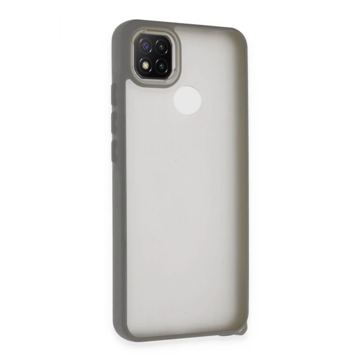 Newface Xiaomi Redmi 9C Kılıf Elegant Kapak - Titan Gri