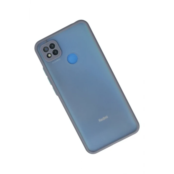 Newface Xiaomi Redmi 9C Kılıf Montreal Silikon Kapak - Gri