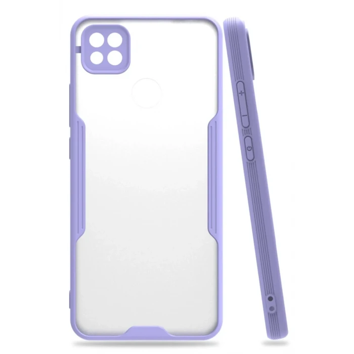 Newface Xiaomi Redmi 9C Kılıf Platin Silikon - Lila