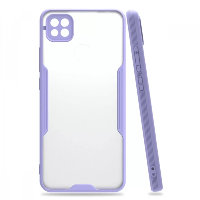 Newface Xiaomi Redmi 9C Kılıf Platin Silikon - Lila