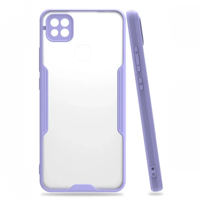 Newface Xiaomi Redmi 9C Kılıf Platin Silikon - Lila