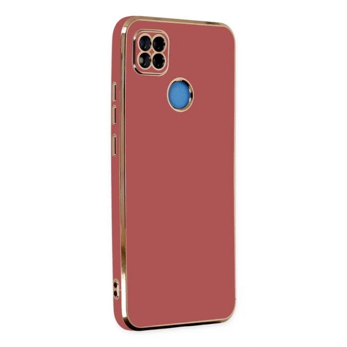 Newface Xiaomi Redmi 9C Kılıf Volet Silikon - Kırmızı